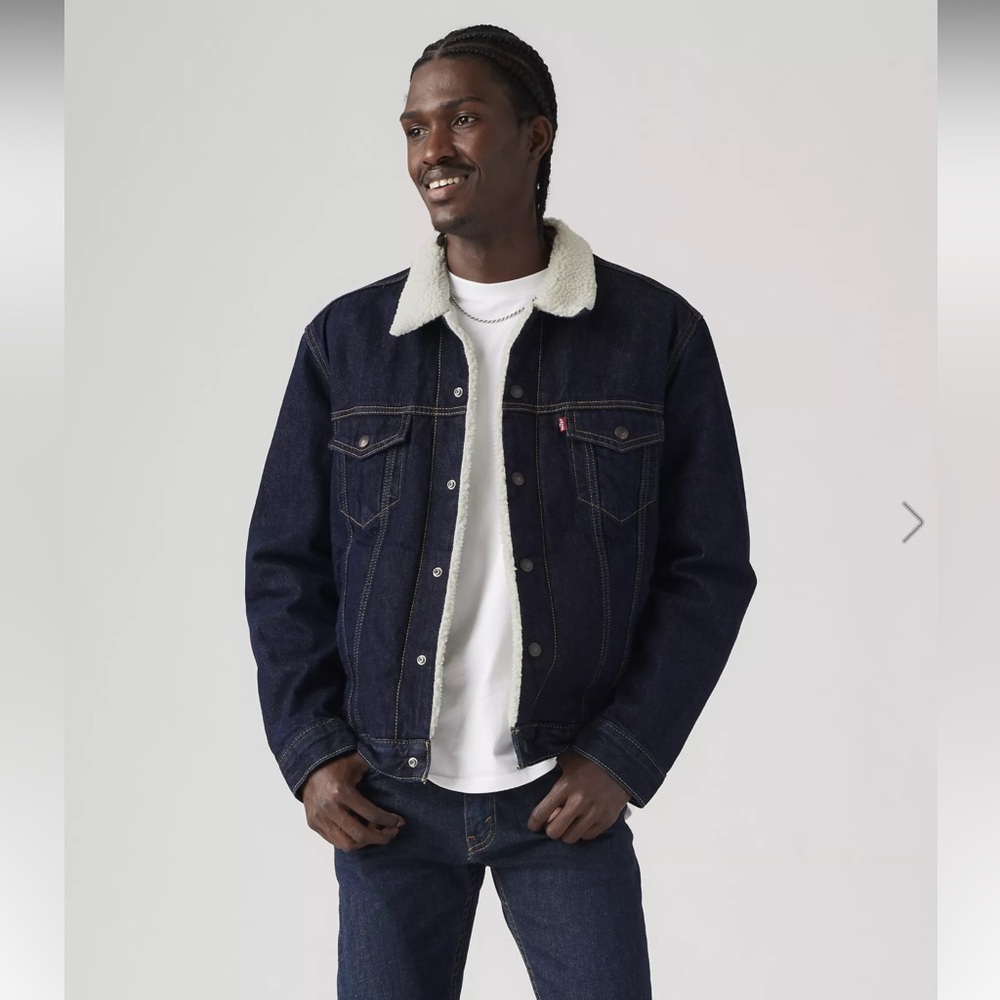 LEVI’S TYPE III SHERPA TRUCKER JACKET NWOT - Picture 2 of 7